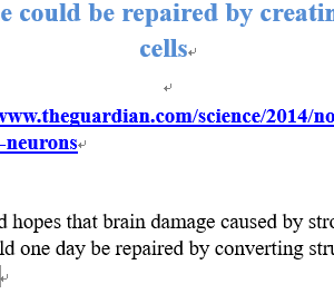 Brain damage could be repaired by creating new nerve cells