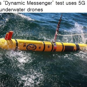 NATO’s ‘Dynamic Messenger’ test uses 5G mesh to link underwater drones
