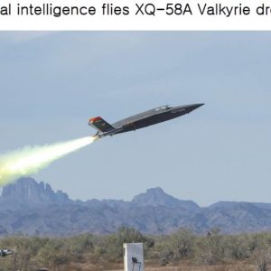 Artificial intelligence flies XQ-58A Valkyrie drone