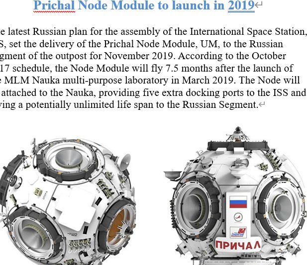Read more about the article Prichal Node Module to launch in 2019