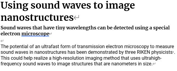 Read more about the article Using sound waves to image nanostructures