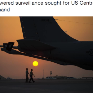 AI-powered surveillance sought for US Central Command