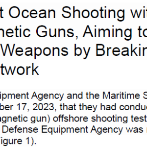 World’s First Ocean Shooting with Electromagnetic Guns, Aiming to Intercept Hypersonic Weapons by Breaking Air Defense Network