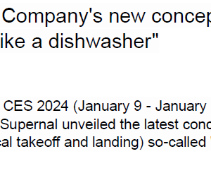 Hyundai Motor Company’s new concept of flying cars, noise is like a dishwasher