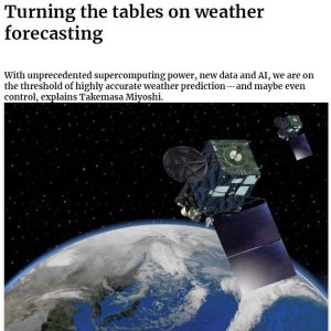 Turning the tables on weather forecasting