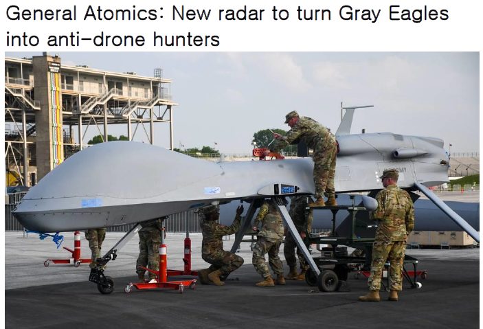 Read more about the article General Atomics New radar to turn Gray Eagles into anti-drone hunters