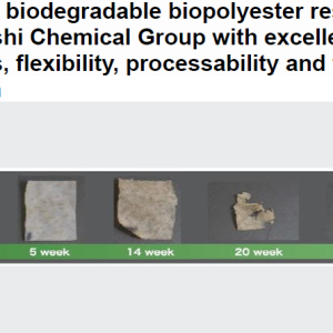 Develop biodegradable biopolyester resins — Mitsubishi Chemical Group with excellent biomass, flexibility, processability and tear strength