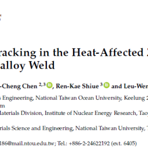 Liquation Cracking in the Heat-Affected Zone of IN738 Superalloy Weld