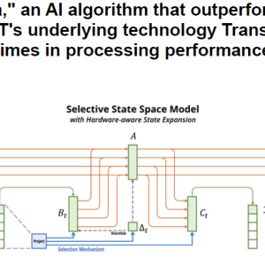 Mamba, an AI algorithm that outperforms ChatGPT’s underlying technology Transformer by five times in processing performance