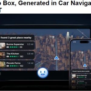 U.S. Map Box, Generated in Car Navigation AI Map GPT