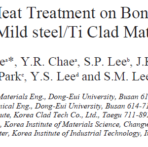 Effect of Post Heat Treatment on Bonding Interfaces in Ti/Mild steel/Ti Clad Materials