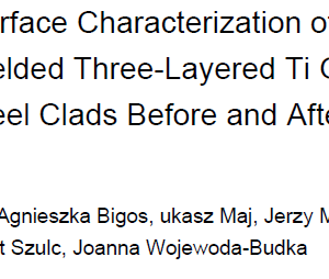 A Detailed Interface Characterization of the Explosively Welded Three-Layered Ti Gr 1/Alloy 400/1.4462 Steel Clads Before and After Heat Treatment