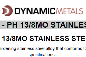 AMS 5629 – PH 13-8MO STAINLESS STEEL