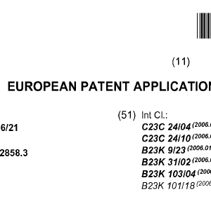 EUROPEAN PATENT APPLICATION METHOD OF JOINING TANTALUM CLAD STEEL STRUCTURES