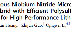 Conductive Mesoporous Niobium Nitride Microspheres_Nitrogen-Doped Graphene Hybrid with Efficient Polysulfide Anchoring and Catalytic Conversion for High-Performance Lithium−Sulfur Batteries