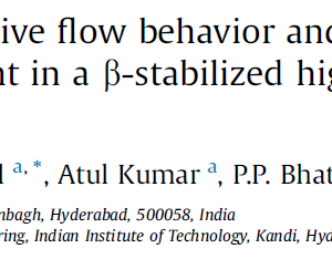 High temperature compressive flow behavior and associated microstructural development in a β-stabilized high Nb-containing γ-TiAl based alloy