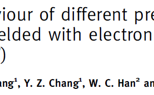 Tensile behaviour of different pretreated alloy 718 sheets welded with electron beam welding (EBW)