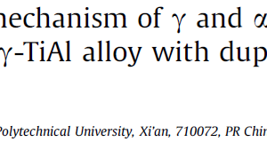 Dynamic recrystallization mechanism of γ and α phases during the isothermal compression of γ-TiAl alloy with duplex structure