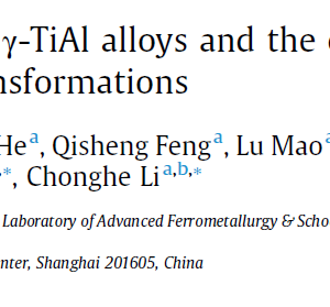 History and development of γ-TiAl alloys and the effect of alloying elements on their phase transformations