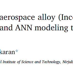 Electron beam welding of aerospace alloy (Inconel 825) A comparative study of RSM and ANN modeling to predict weld bead area