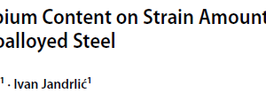 Influence of Niobium Content on Strain Amount in Lüders Bands in Niobium Microalloyed Steel