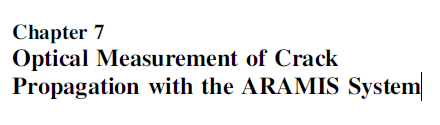 Read more about the article Optical Measurement of Crack Propagation with the ARAMIS System