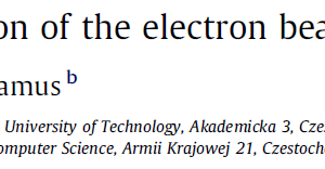 Numerical simulation of the electron beam welding process