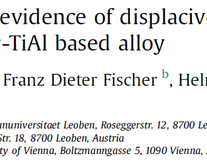 Experimental and theoretical evidence of displacive martensite in an intermetallic Mo-containing γ-TiAl based alloy