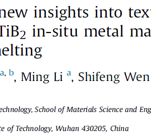 Enhanced nanohardness and new insights into texture evolution and phase transformation of TiAl_TiB2 in-situ metal matrix composites prepared via selective laser melting