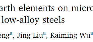 Effects of niobium and rare earth elements on microstructure and initial marine corrosion behavior of low-alloy steels
