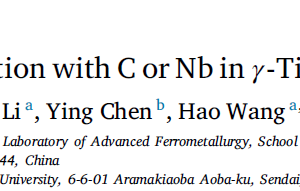 Screw dislocation core interaction with C or Nb in 𝛾-TiAl A multiscale study