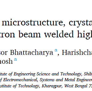 Effect of beam current on the microstructure, crystallographic texture and mechanical properties of electron beam welded high purity niobium