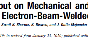 Effect of Heat Input on Mechanical and Electrochemical Properties of Electron-Beam-Welded Inconel 718