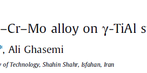 Nd YAG laser cladding of Co–Cr–Mo alloy on γ-TiAl substrate