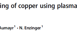 Electron beam welding of copper using plasma spraying for filler metal deposition