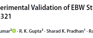 Simulation and Experimental Validation of EBW Studies in Austenitic Stainless Steel AISI‑321