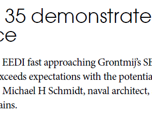 SEAHORSE 35 demonstrates 2025 EEDI compliance