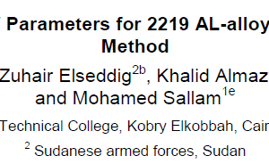 Optimization of EBW Parameters for 2219 AL-alloy Using Grey Relation Method