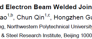 Linear Friction and Electron Beam Welded Joints of Ti2AlNb_TC11