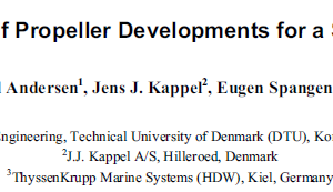 Aspects of Propeller Developments for a Submarine