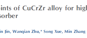 Vacuum joints of CuCrZr alloy for high-heat-load photon absorber