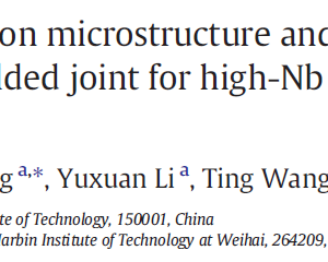 Effect of thermal compensation on microstructure and mechanical properties of electron-beam welded joint for high-Nb containing TiAl-Ti600 alloys