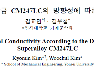 니켈계 초내열합금 CM247LC의 방향성에 따른 열전도도 분석