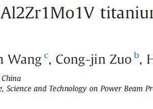Mechanical properties of Ti6.5Al2Zr1Mo1V titanium alloy with EBW under different temperatures