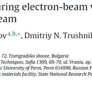 Signal emitted from plasma during electron-beam welding with deflection oscillations of the beam