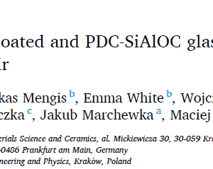 Oxidation behaviour of uncoated and PDC-SiAlOC glass-coated TiAl at 750℃ in dry and humid air