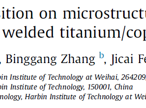 Effect of filler metal composition on microstructure and mechanical properties of electron beam welded titanium-copper joint