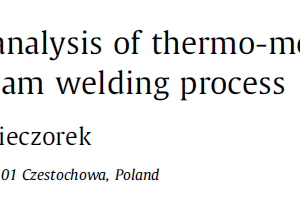 Theoretical and experimental analysis of thermo-mechanical phenomena during electron beam welding process
