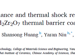 Thermal insulation performance and thermal shock resistance of plasma-sprayed TiAlCrY_Gd2Zr2O7 thermal barrier coating on γ-TiAl alloy