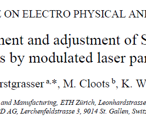 Surface quality improvement and adjustment of SLM-processed CM247LC samples by modulated laser parameters